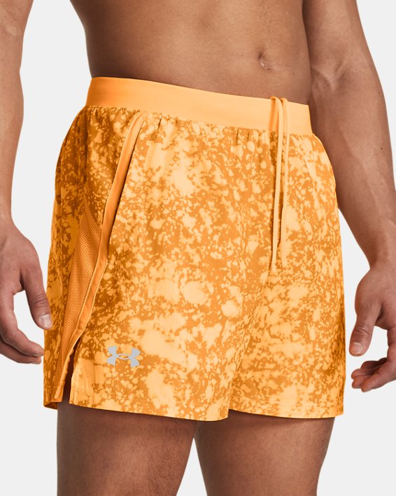 Shorts UA Launch 13 cm da uomo, Orange, pdpMainDesktop image number 3